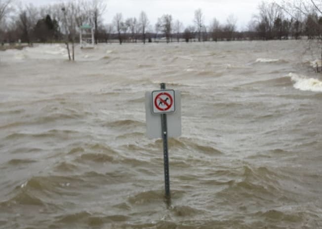 flooding in the watershed