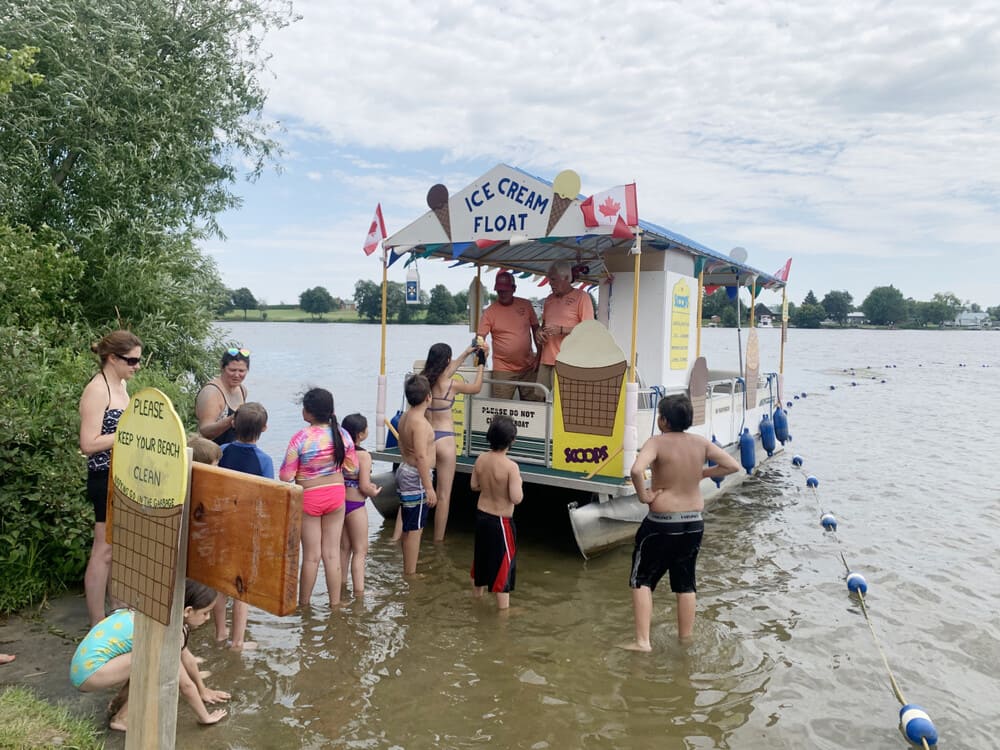 ice cream boat