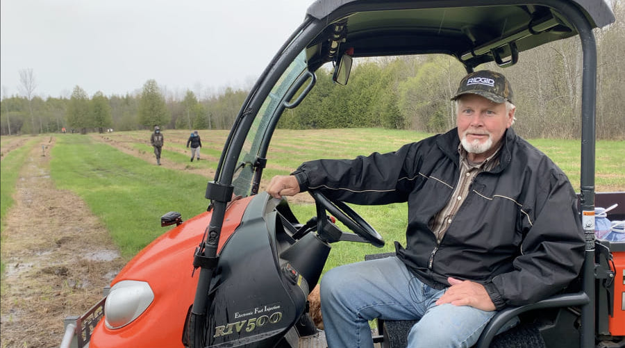 man sitting in atv